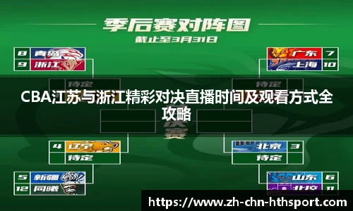 CBA江苏与浙江精彩对决直播时间及观看方式全攻略